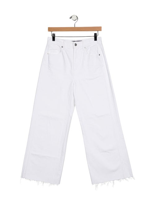 Veronica Beard High-Rise Wide Leg Jeans