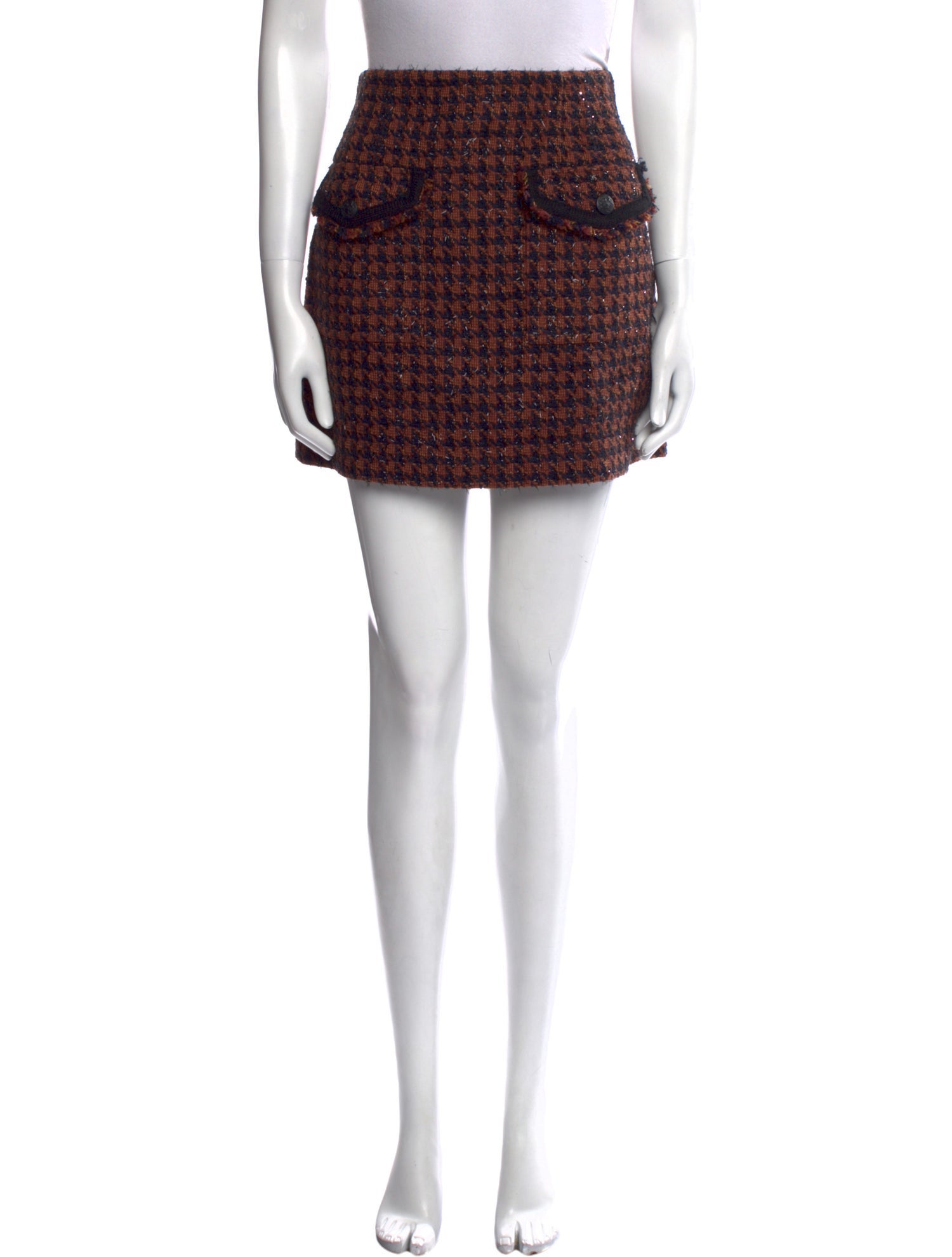Veronica Beard Printed Mini Skirt