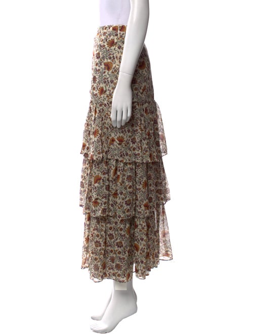 Veronica Beard Silk Midi Length Skirt