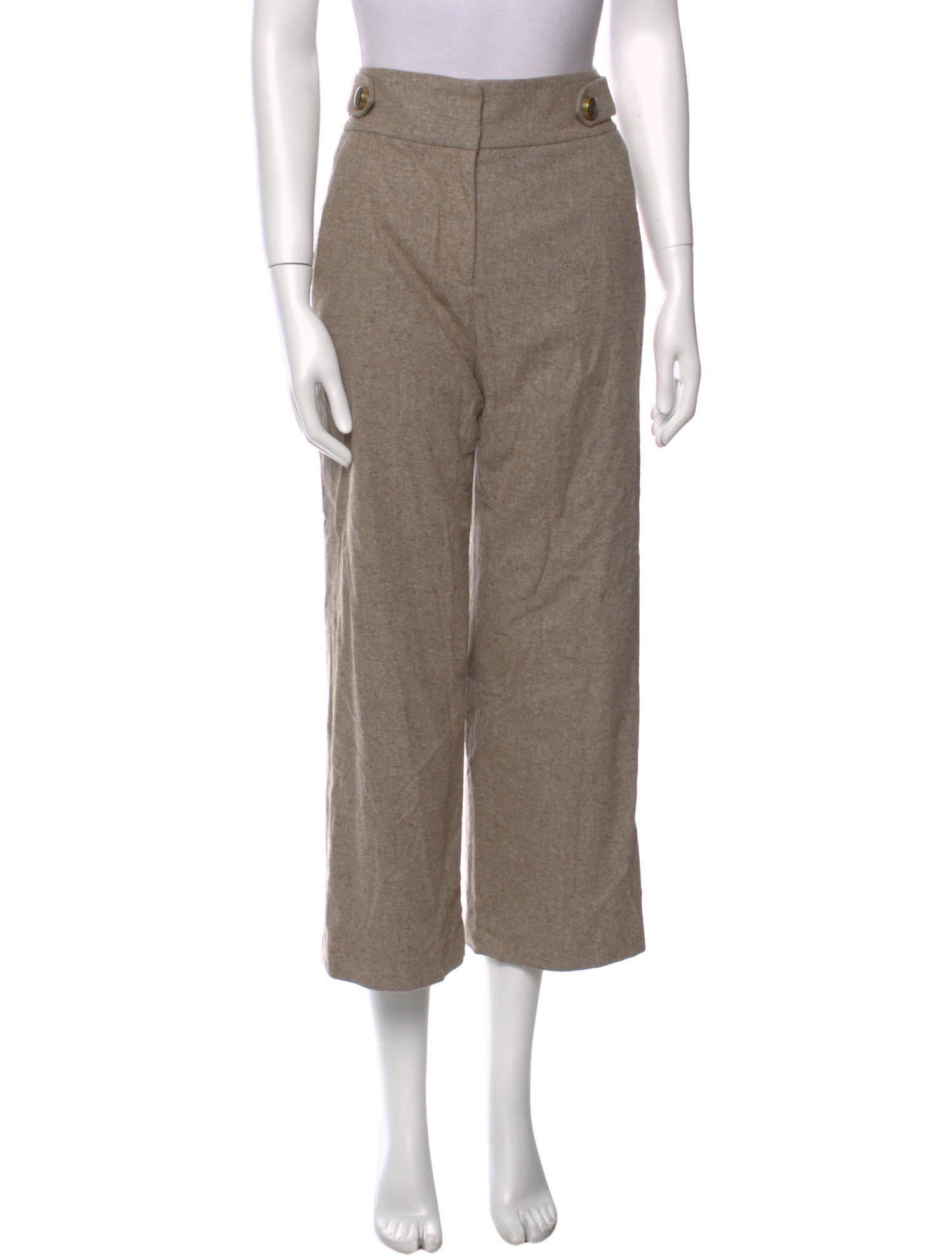 Veronica Beard Wool Wide Leg Pants
