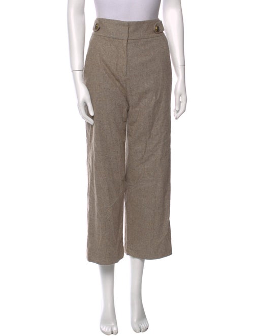 Veronica Beard Wool Wide Leg Pants