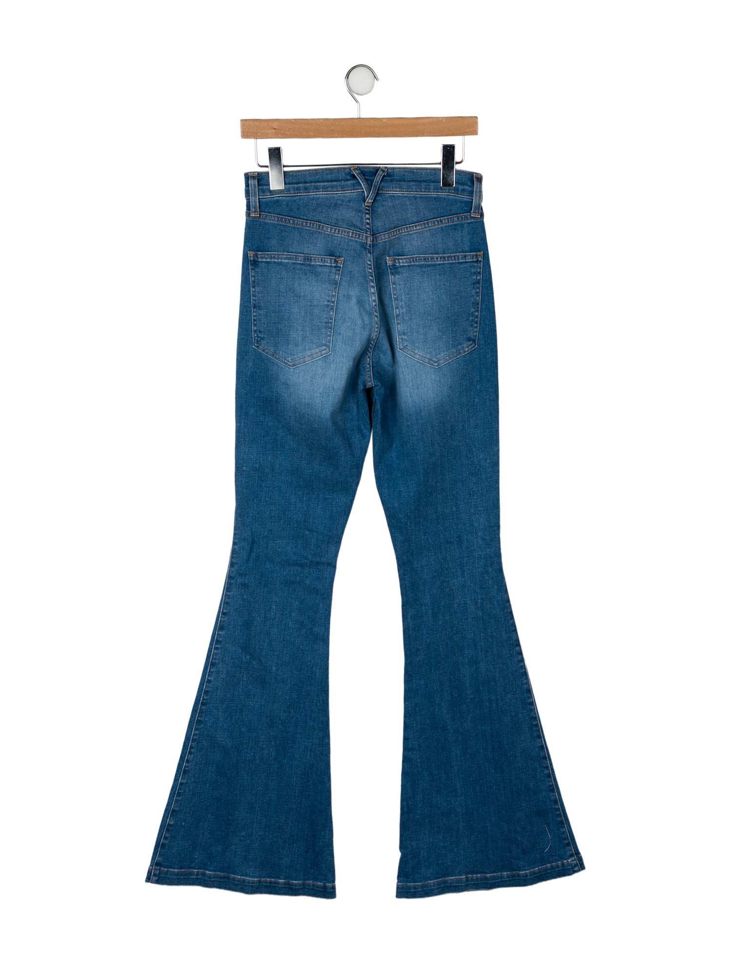 Veronica Beard High-Rise Wide Leg Jeans