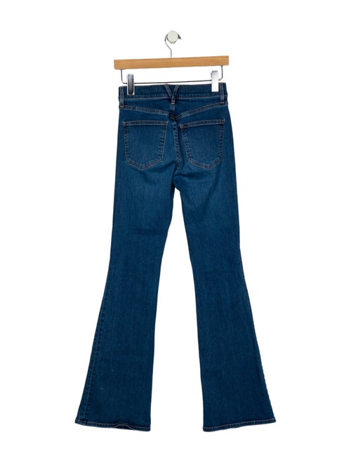 Veronica Beard Mid-Rise Wide Leg Jeans