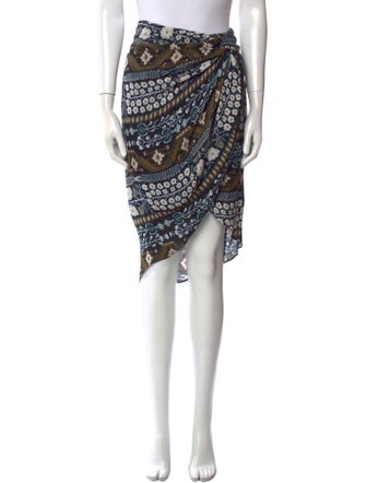 Veronica Beard Silk Knee-Length Skirt