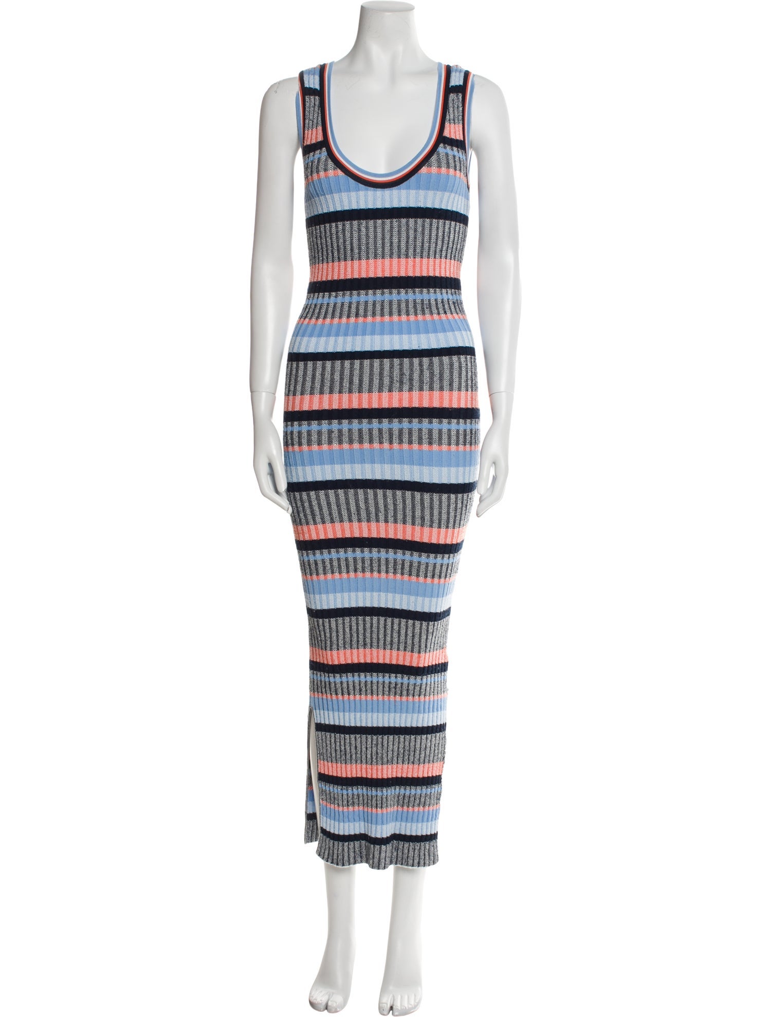 Veronica Beard Striped Long Dress