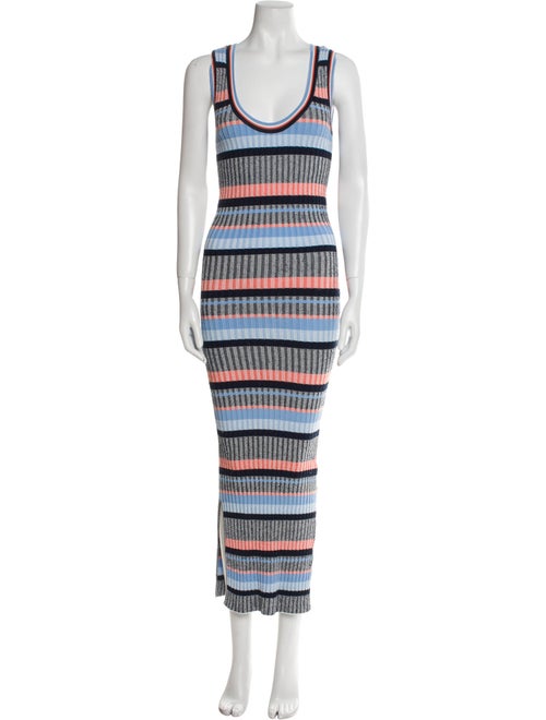 Veronica Beard Striped Long Dress