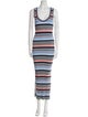 Veronica Beard Striped Long Dress
