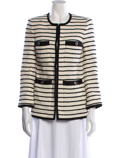 Veronica Beard Striped Evening Jacket