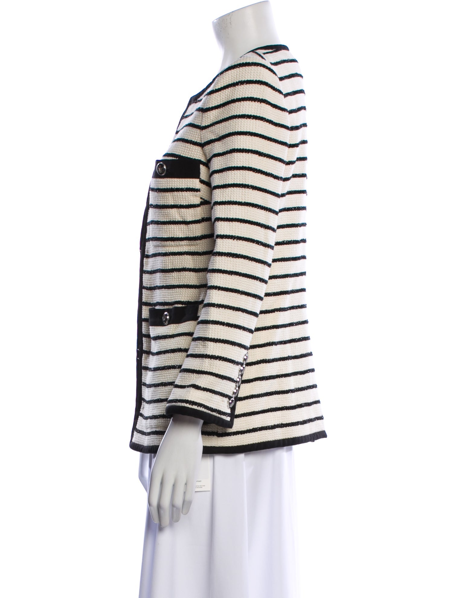 Veronica Beard Striped Evening Jacket