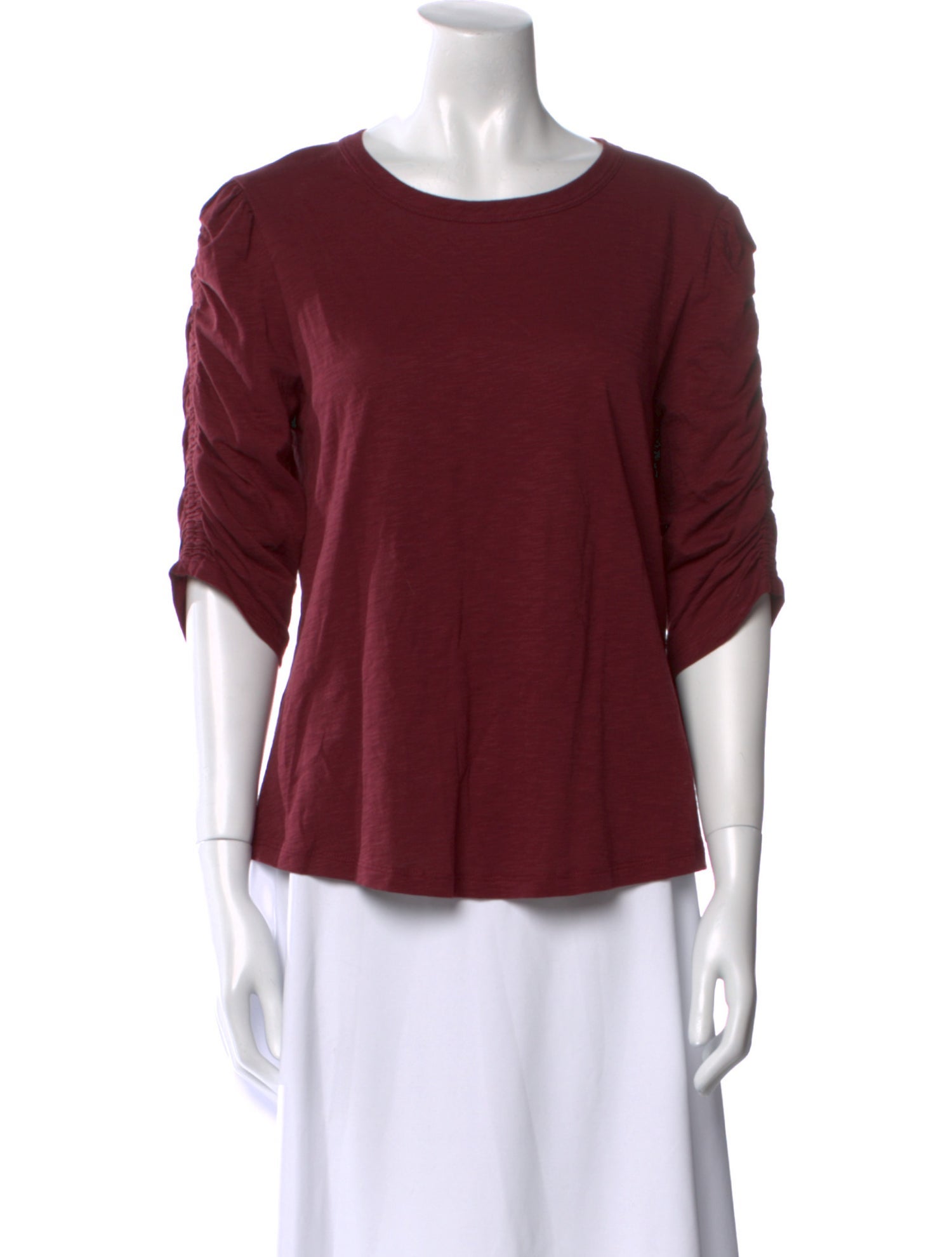 Veronica Beard Scoop Neck Three-Quarter Sleeve T-Shirt w/ Tags