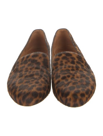 Veronica Beard Snakeskin Animal Print Loafers