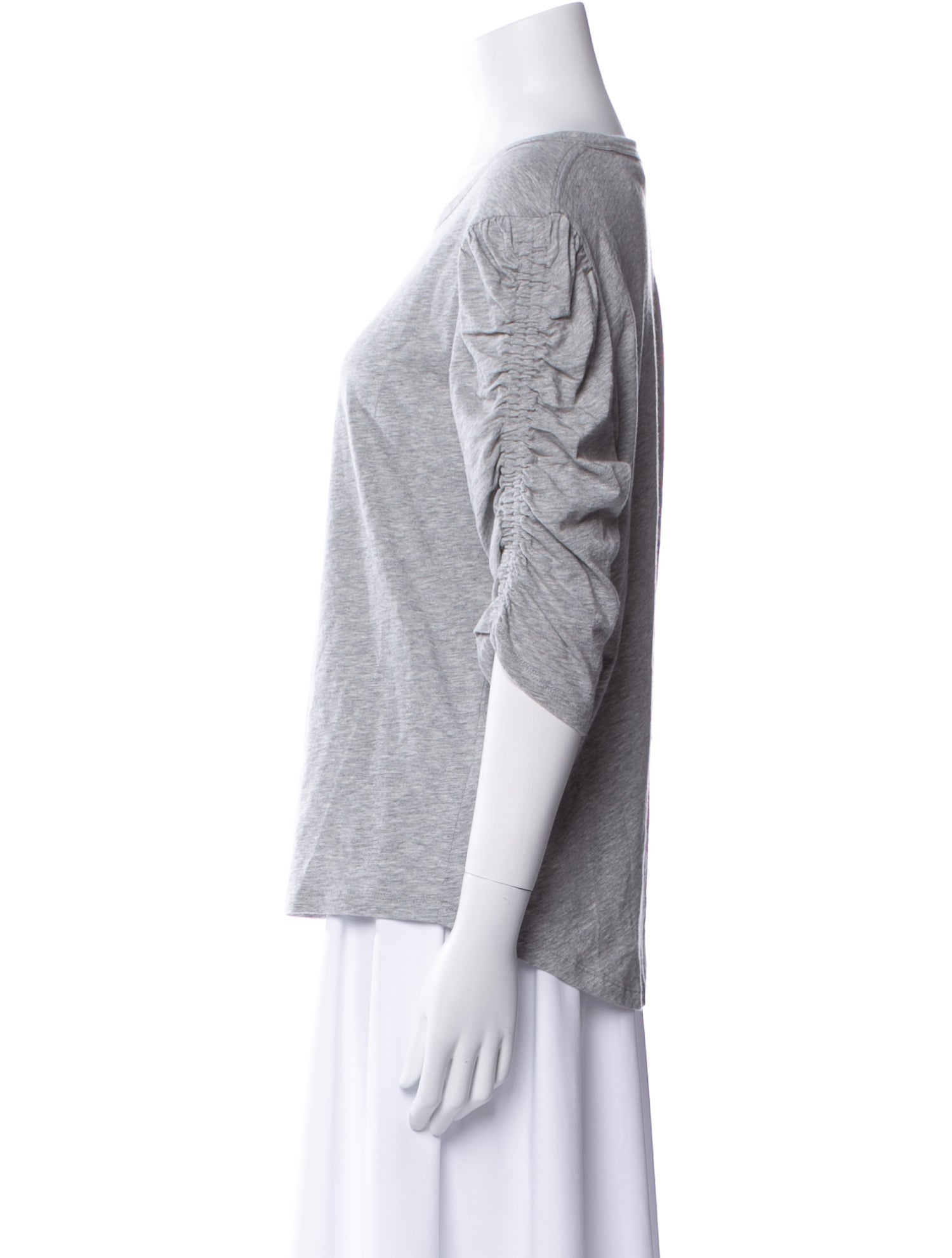 Veronica Beard Bateau Neckline Three-Quarter Sleeve T-Shirt w/ Tags