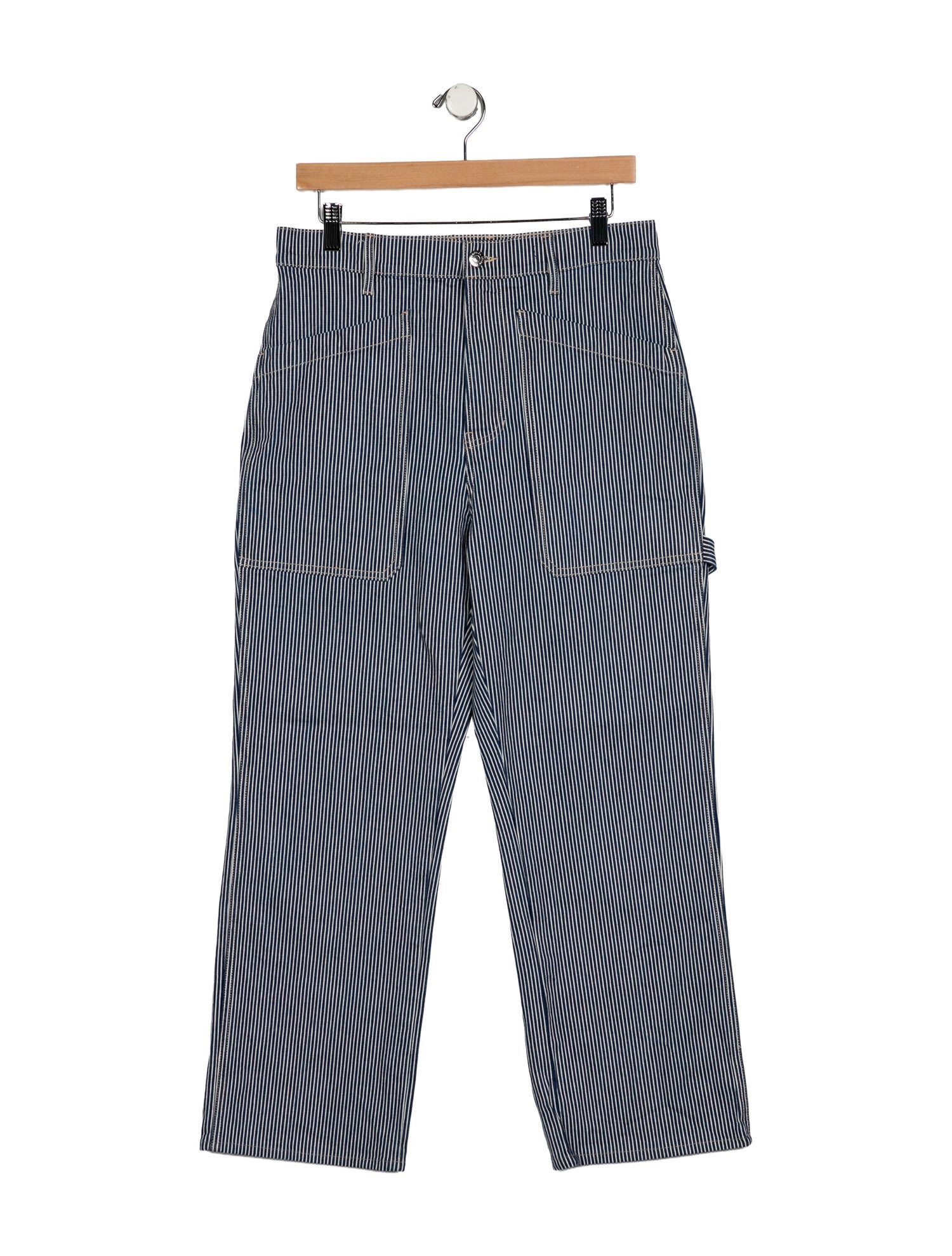 Veronica Beard High-Rise Wide Leg Jeans