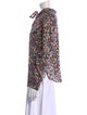 Veronica Beard Silk Floral Print Blouse