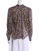 Veronica Beard Silk Floral Print Blouse