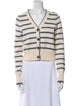 Veronica Beard Striped V-Neck Sweater