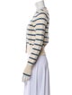 Veronica Beard Striped V-Neck Sweater