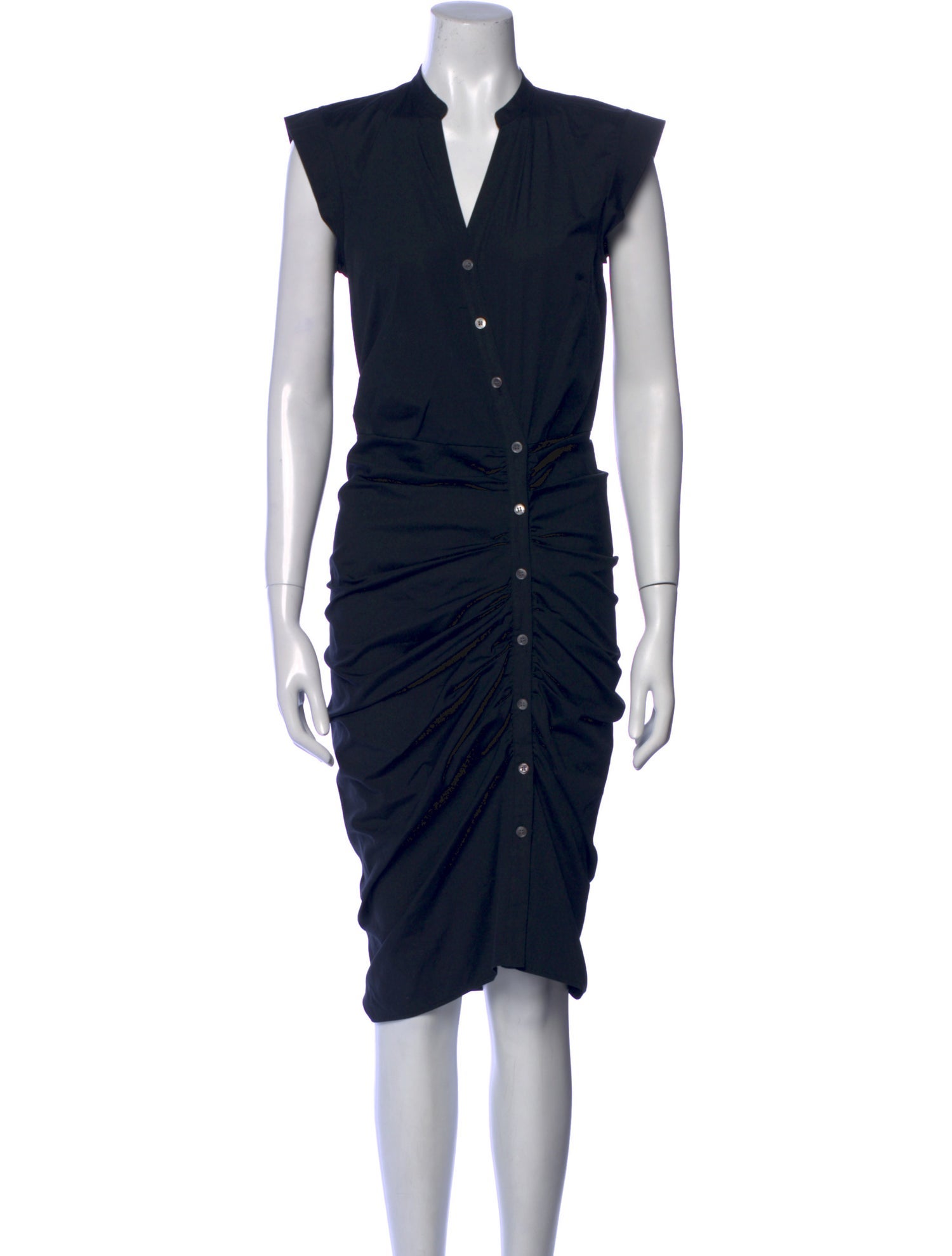 Veronica Beard V-Neck Midi Length Dress