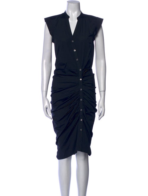 Veronica Beard V-Neck Midi Length Dress