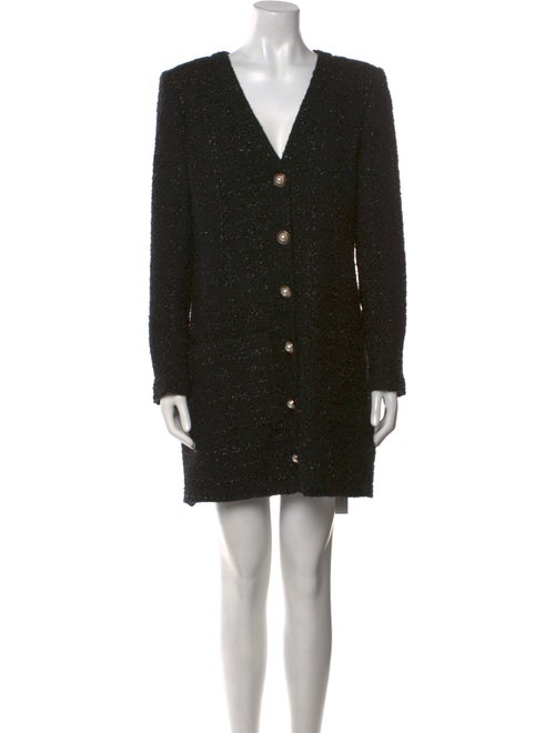 Veronica Beard V-Neck Mini Dress