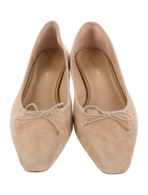 Veronica Beard Suede Bow Accents Pumps