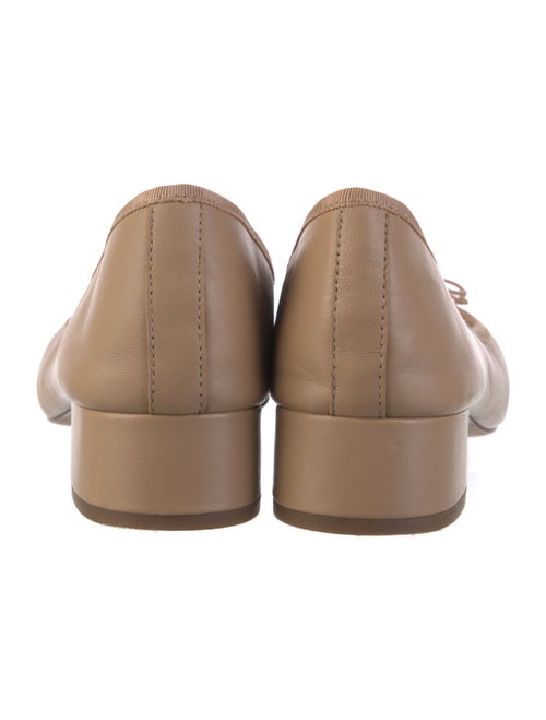 Veronica Beard Leather Bow Accents Pumps