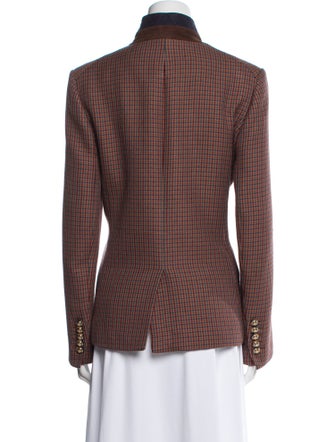 Veronica Beard Plaid Print Blazer