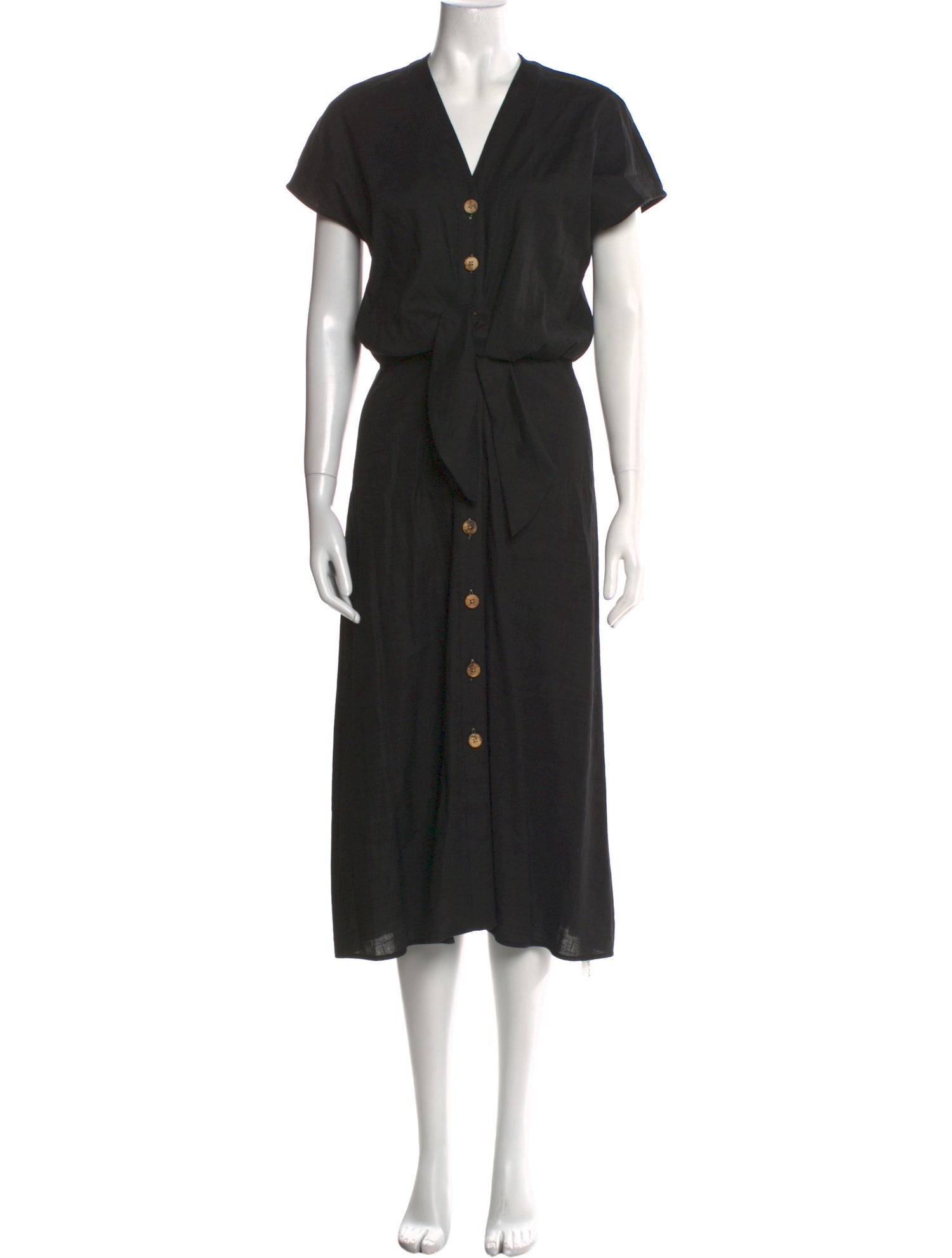 Veronica Beard V-Neck Long Dress