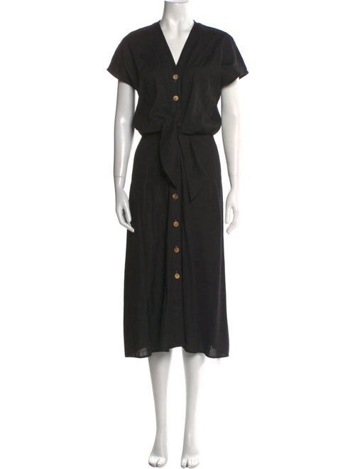 Veronica Beard V-Neck Long Dress