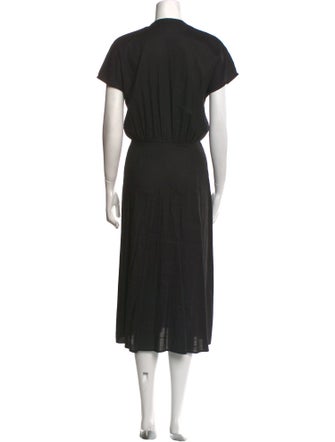 Veronica Beard V-Neck Long Dress