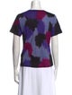 Veronica Beard Tie-Dye Print Crew Neck T-Shirt