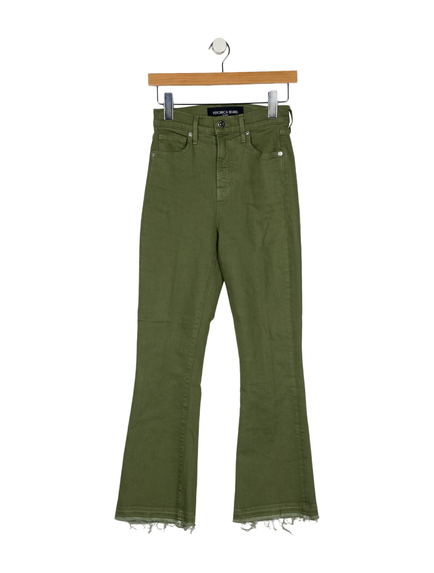 Veronica Beard High-Rise Straight Leg Jeans