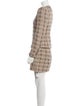 Veronica Beard Plaid Print Skirt Suit