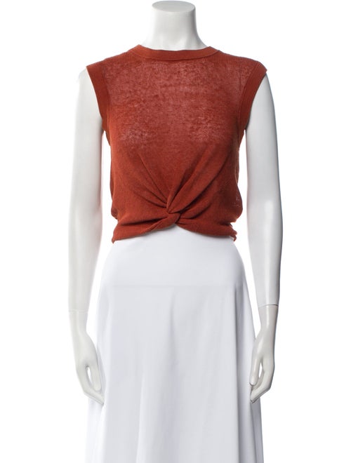 Veronica Beard Linen Crew Neck Sweater