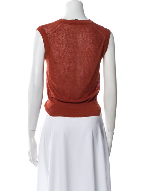 Veronica Beard Linen Crew Neck Sweater