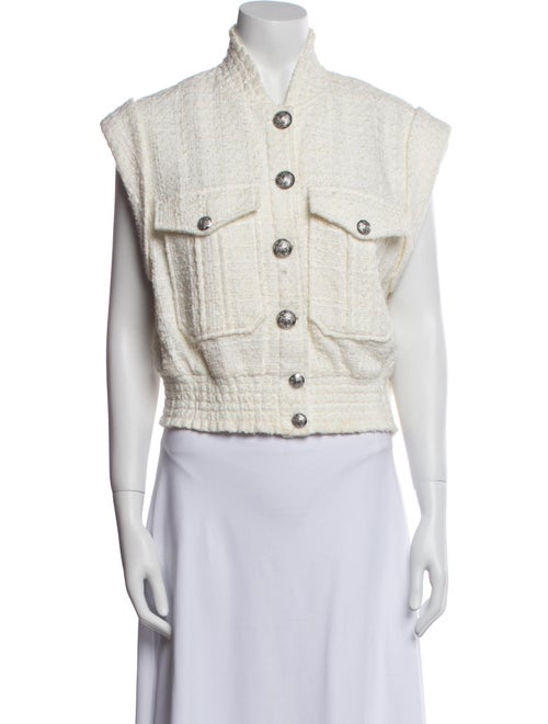 Veronica Beard Tweed Pattern Vest