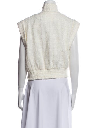 Veronica Beard Tweed Pattern Vest