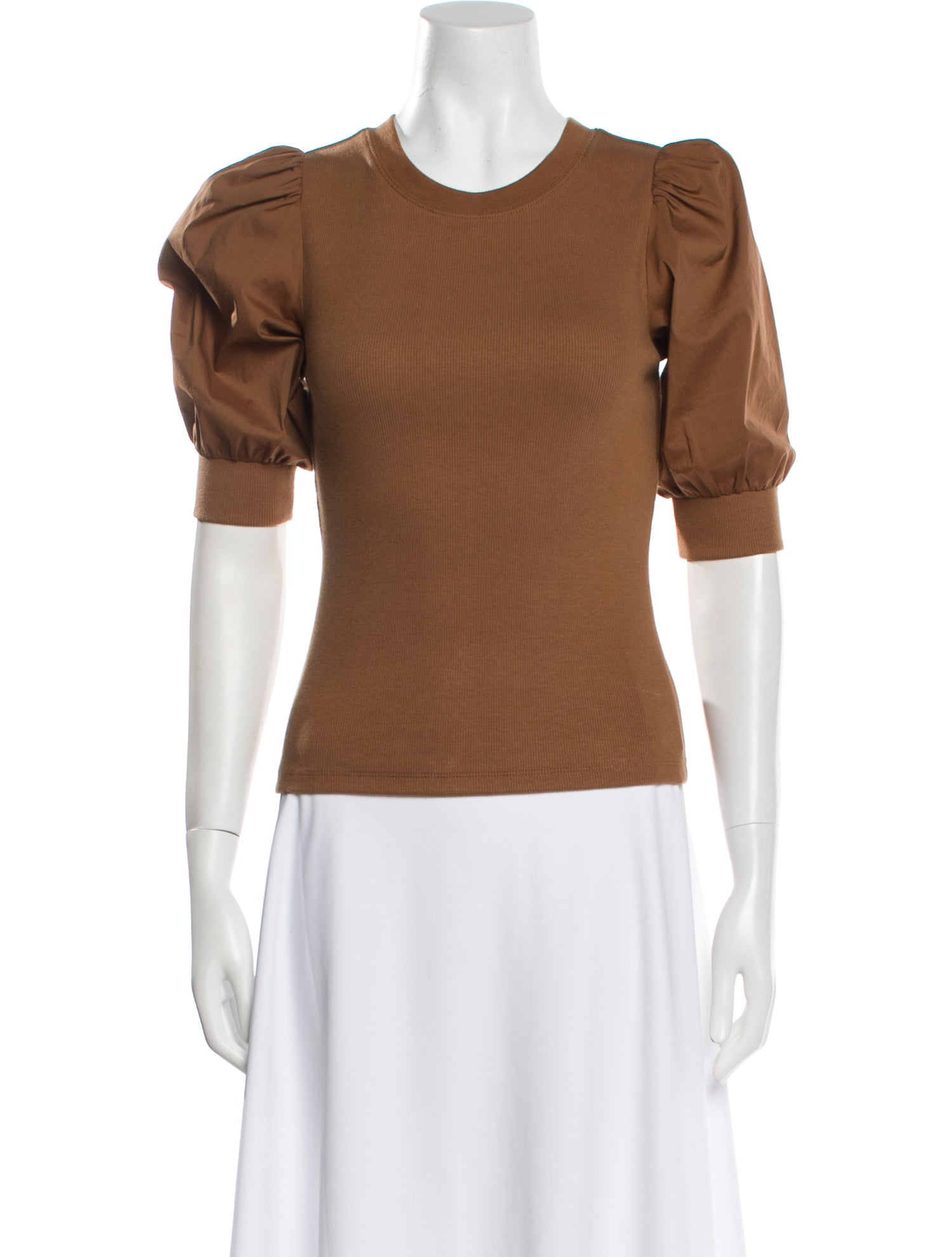 Veronica Beard Crew Neck Short Sleeve Top