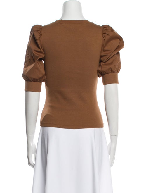 Veronica Beard Crew Neck Short Sleeve Top