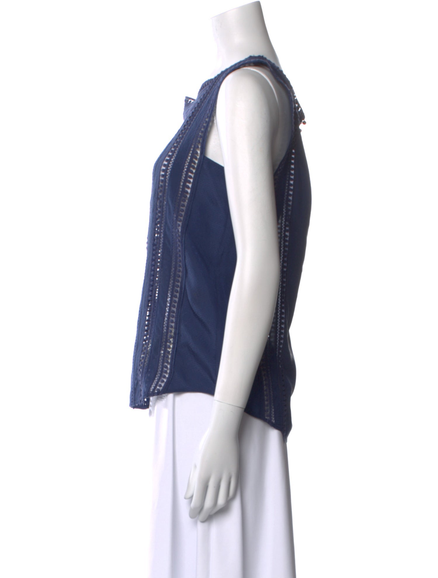 Veronica Beard Silk Striped Top