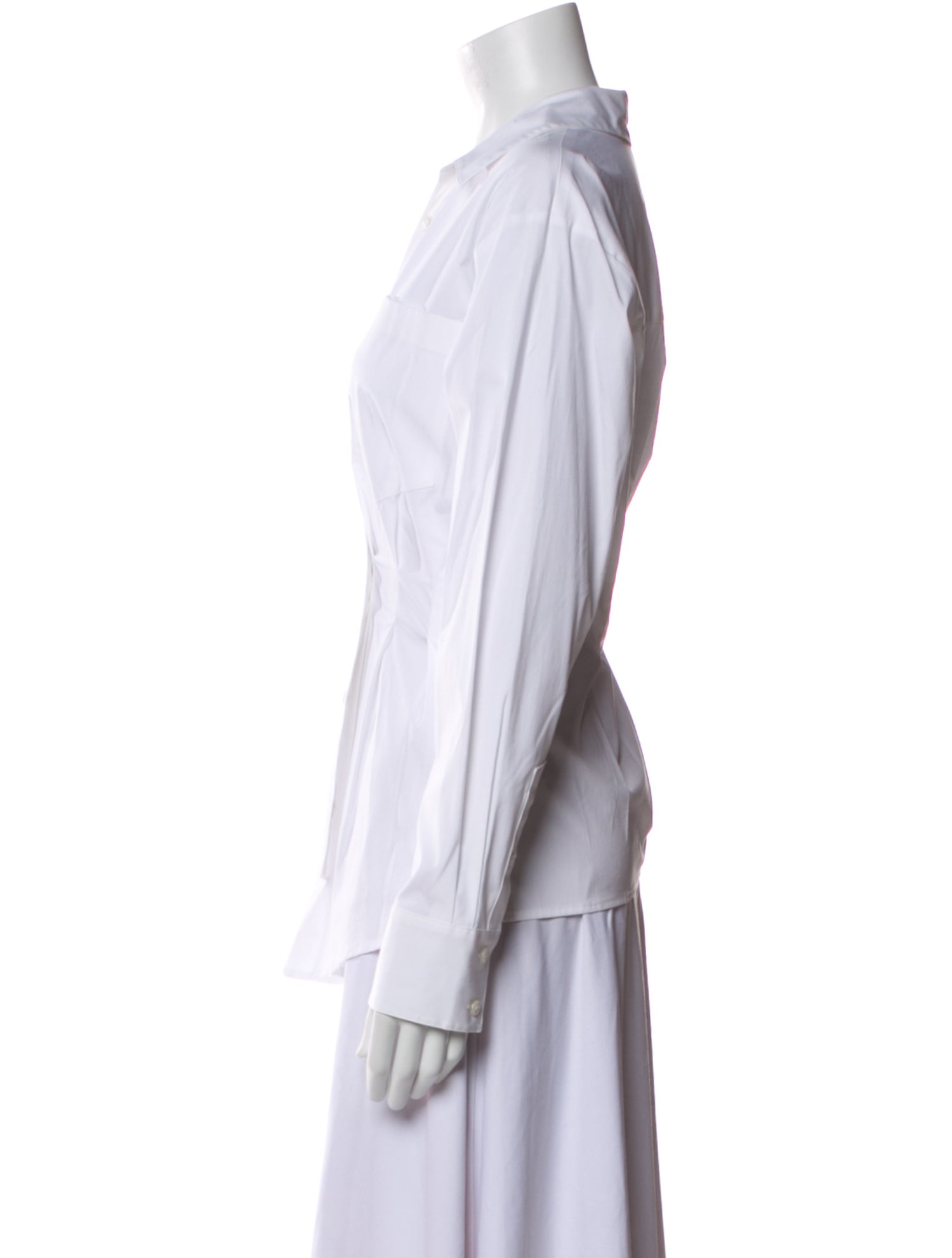 Veronica Beard Long Sleeve Button-Up Top