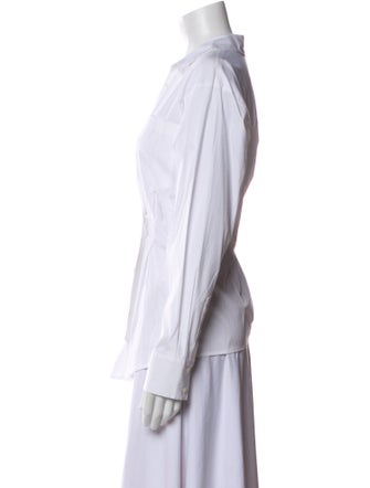 Veronica Beard Long Sleeve Button-Up Top