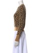 Veronica Beard Wool Animal Print Sweater