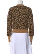 Veronica Beard Wool Animal Print Sweater
