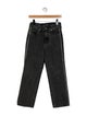 Veronica Beard Mid-Rise Straight Leg Jeans