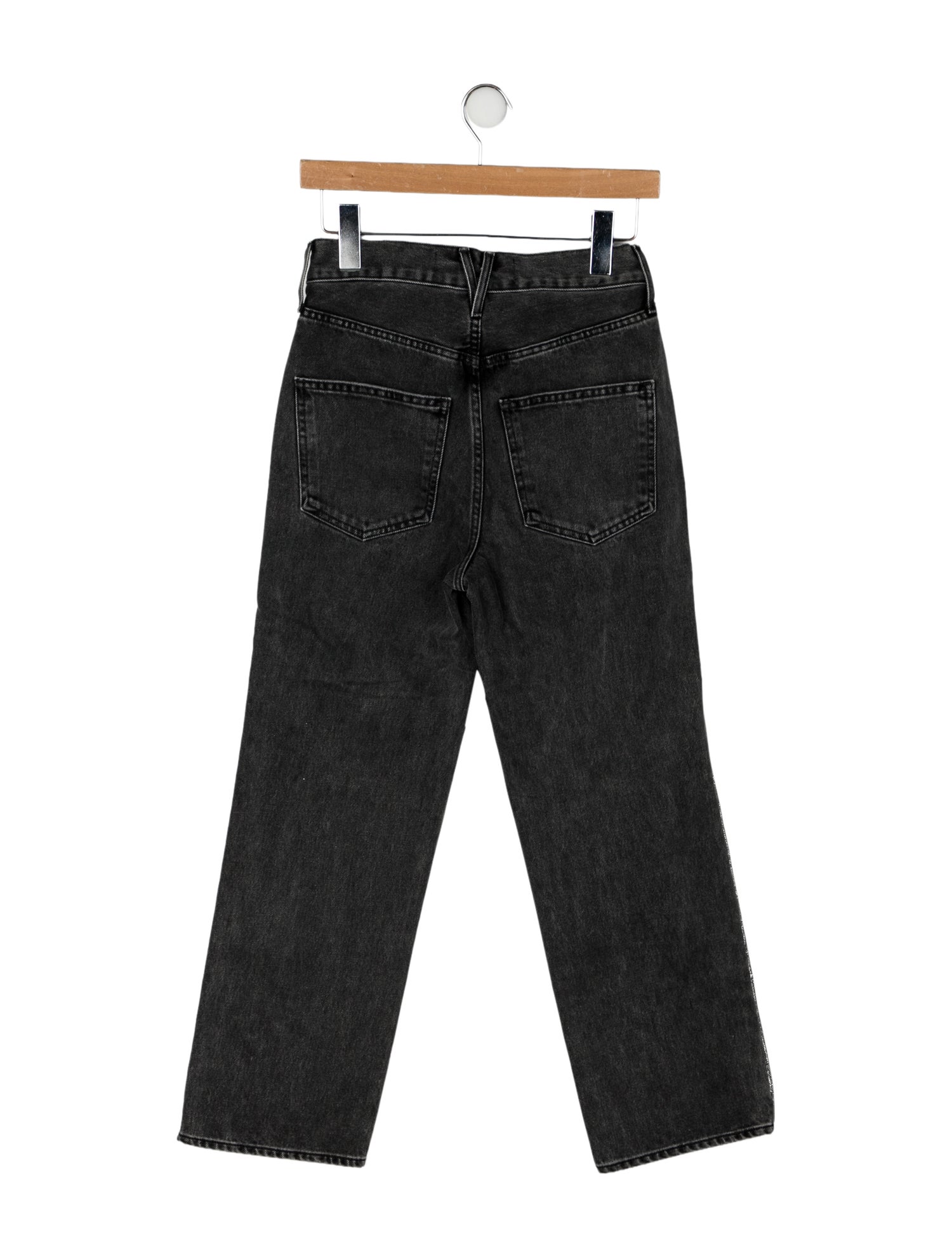 Veronica Beard Mid-Rise Straight Leg Jeans