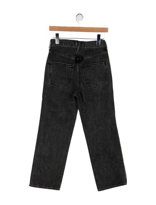 Veronica Beard Mid-Rise Straight Leg Jeans