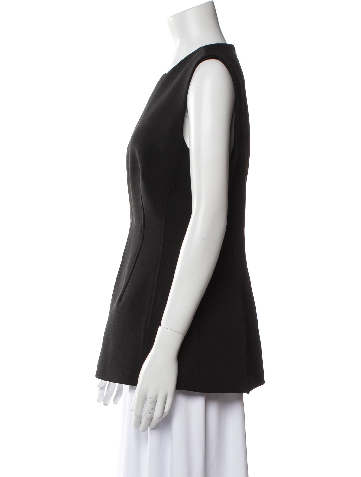 Veronica Beard Crew Neck Sleeveless Top