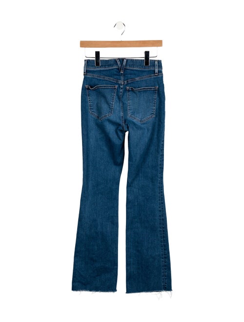 Veronica Beard Mid-Rise Wide Leg Jeans