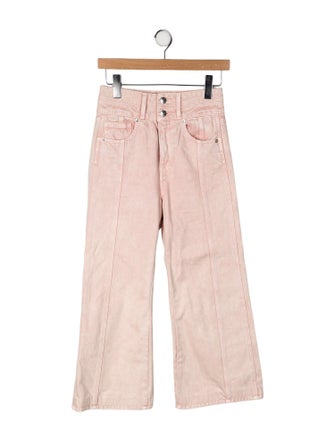 Veronica Beard High-Rise Wide Leg Jeans